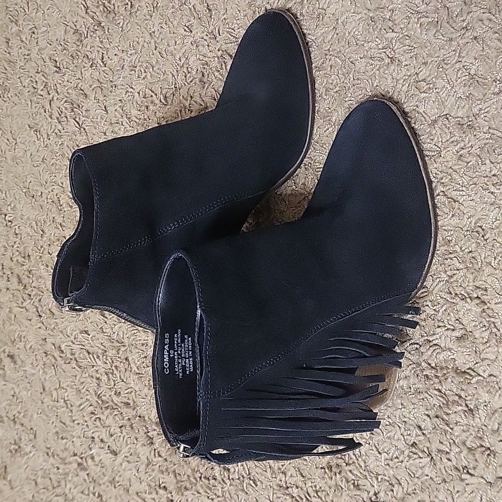 Black ankle boots
